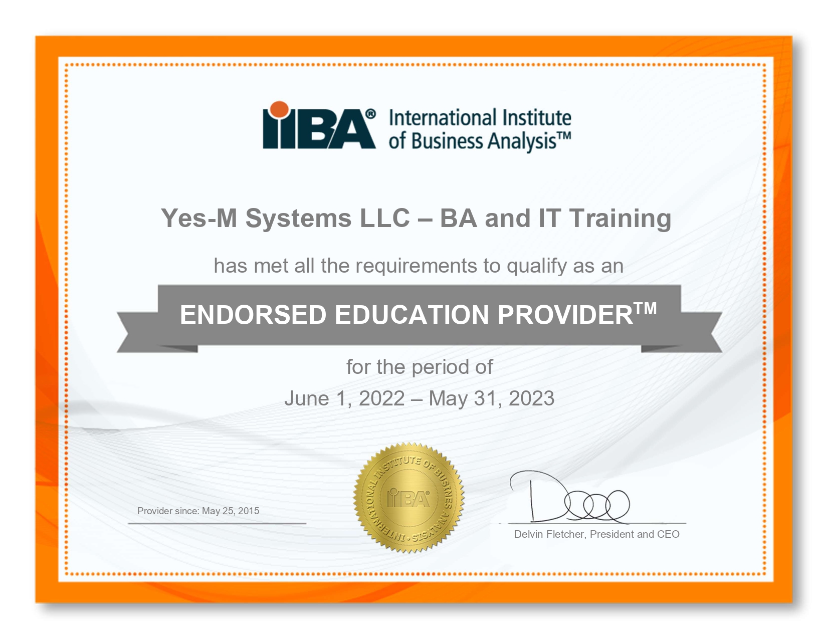 IIBA Endorsed Business Analysis Training