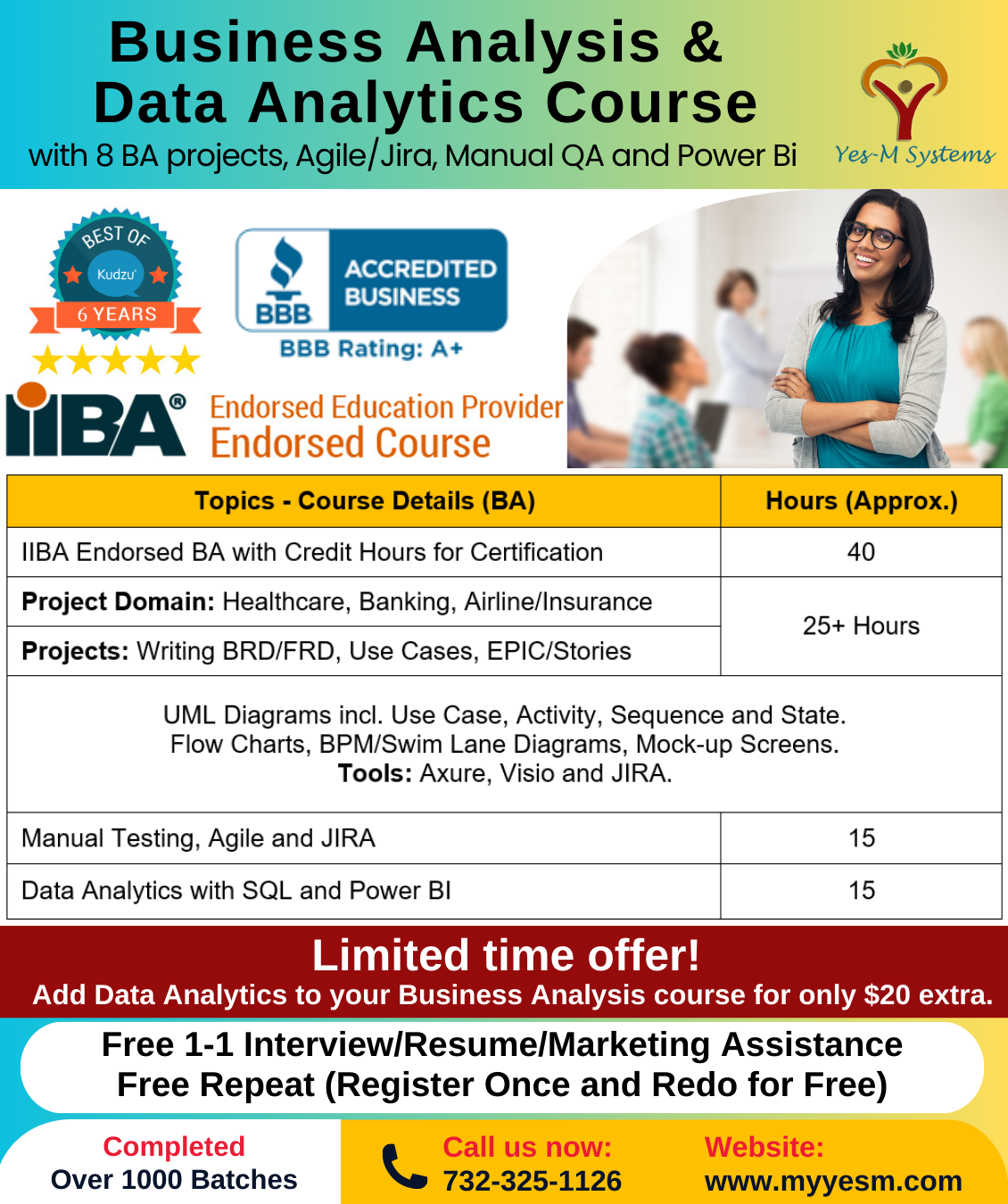 Business analyst course with Data Analytics