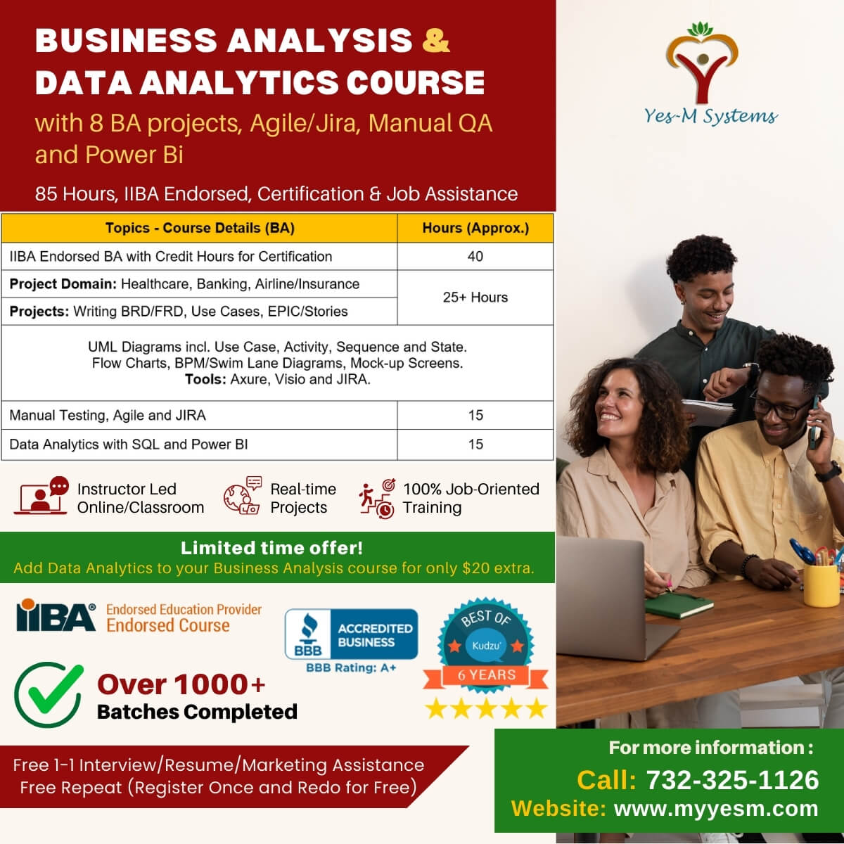 Business Analyst Course Flyer 2025