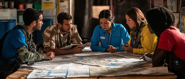 quotdiverse-group-humanitarian-workers-providing-aid-supportquot_1168612-434463